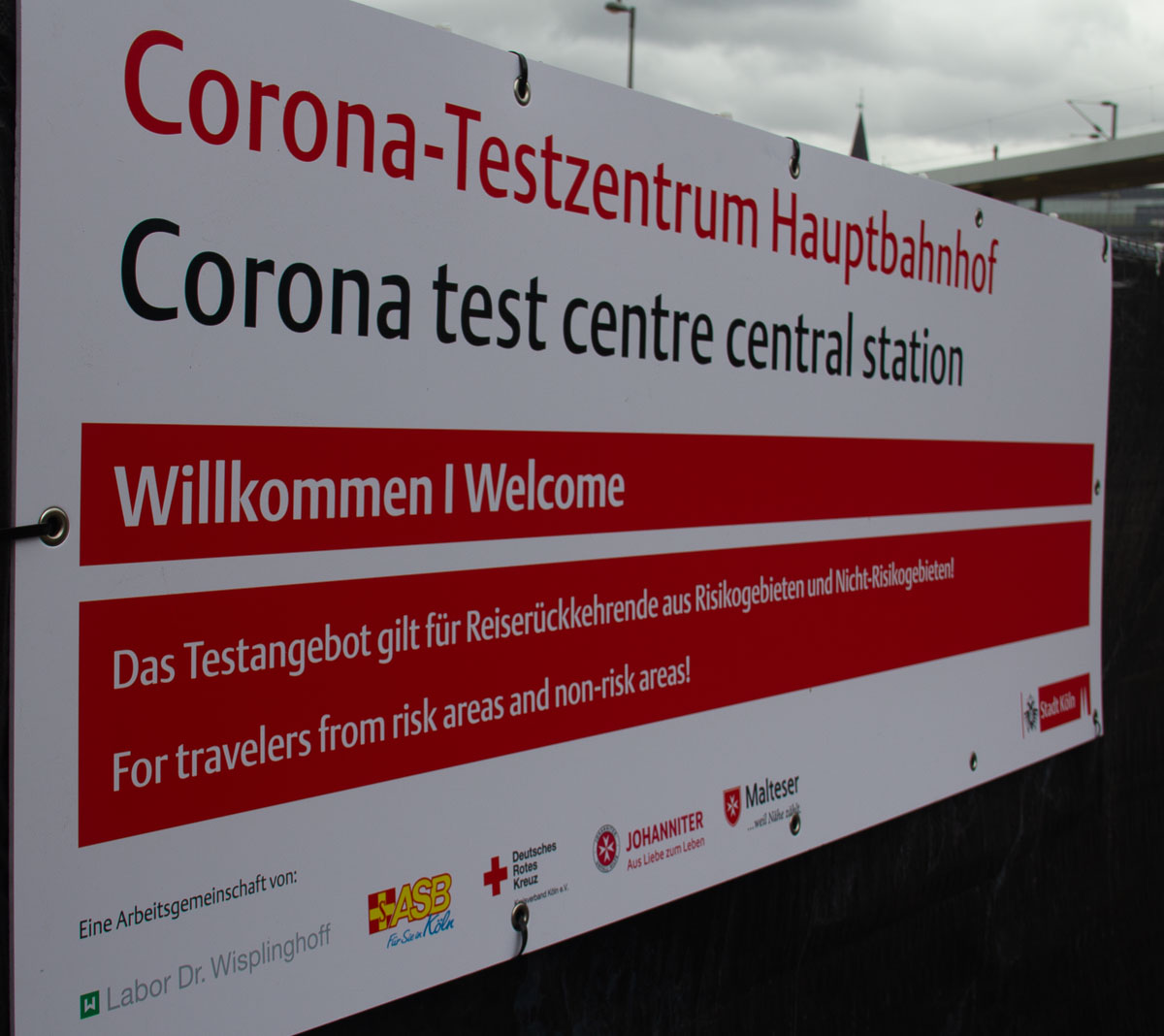 Corona-Testzentrum eröffnet